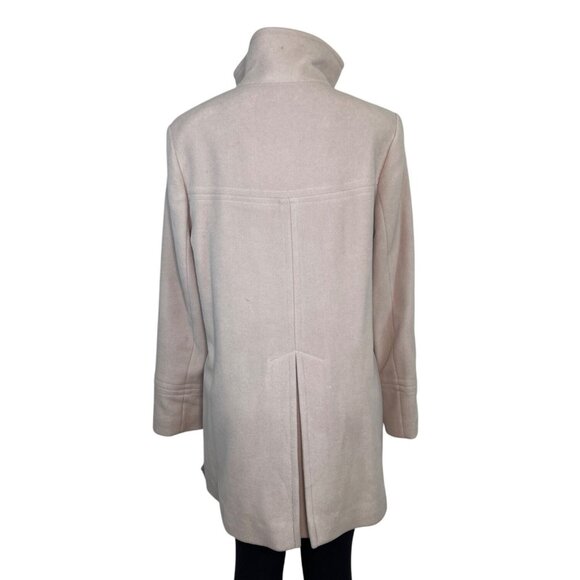 Larry Levine Women's Beige Double-Breasted Turtleneck Coat Sz 12 - New - Picture 3 of 7